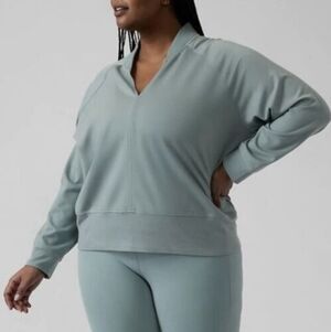 Athleta Eastbound Sweatshirt - Muted Blue